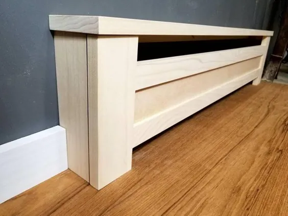 Shaker Style 4 ft. Wood Baseboard Cover