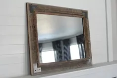 آینه حمام روستایی - آینه خانه مدرن - آینه دستی Ranch