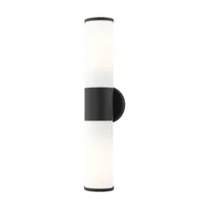 2 Lt Black ADA Vanity Sconce - سیاه ADA (2 - سیاه ADA) ، Livex Lighting