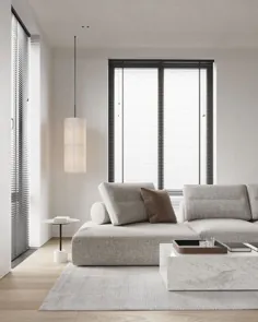 5 اتاق نشیمن معاصر که باعث می شود دوباره روی سفید و کرم خود تجدید نظر کنید |  قلب باهوش |  طراحی داخلی ، دکوراسیون و DIY