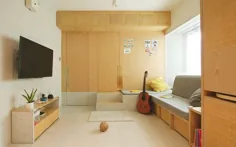 مبلمان ترانسفورماتور هوشمند ، فضای موجود در خانه کوچک DIY این خانواده را به حداکثر می رساند