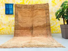 فرش آنتیک مراکشی 6.4 FT x 9.5 FT Area فرش Vintage |  اتسی