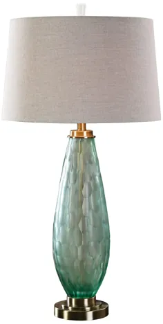 لامپ میز شیشه ای سبز مات فراوان Lenado - # 7W431 |  لامپ به علاوه