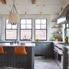 8 ایده رنگی آبی و خاکستری آشپزخانه که اثبات می کند ترکیب اینجا برای ماندن است |  Hunker