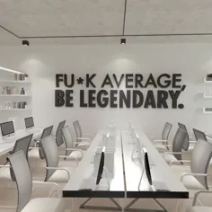 Be Legendary Workplace Wall Decor Functional Office Decor |  اتسی