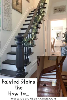 پله های نقاشی شده - نحوه کار - طراحی های کاران