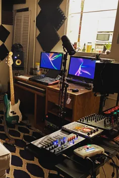 استودیوی ضبط خانگی و موسیقی استودیو موسیقی