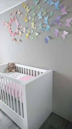 Flocked Butterfly Peel and Stick Giant Wall Decals - Walmart.com