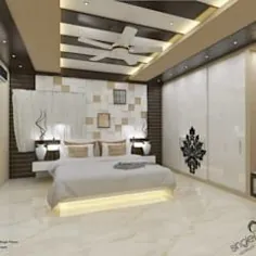 اتاق خواب اصلی k mewada طراح داخلی اتاق خواب به سبک مدرن |  احترام گذاشتن