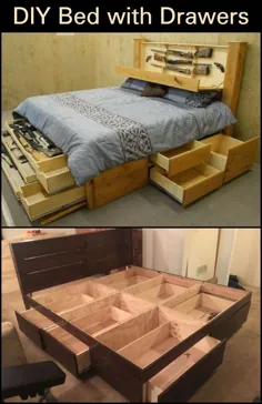 تختخواب خود را با کشو انجام دهید |  پروژه های شما @ OBN