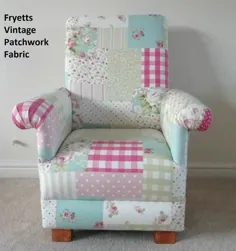 صندلی کودکانه پارچه ای پارچه ای Vryetts Fryetts Kid's Pink |  اتسی