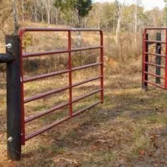 چگونه می توان یک دروازه / نرده مزرعه را آویخت