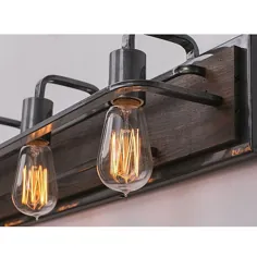 Varaluz Lofty 3-Light Light Vanity In Steel / Wood