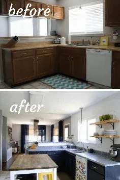 عکسهای قبل و بعد از آشپزخانه ما - نگاهی به عقب // عشق و نوسازی