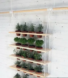 پروژه DIY - Selbstgemachte Pflanzenständer für Ihren Raum