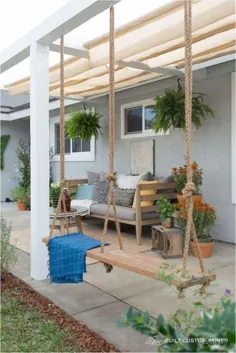 ایده های تزئینی باغ پاسیوی کوچک خیره کننده Balkon ✔50 30