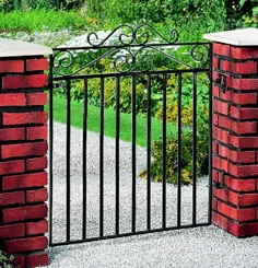 دروازه باغ فلزی به سبک فرفورژه مارلبرو