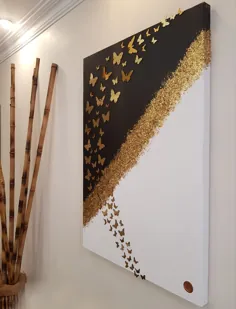 تابلوی نقاشی با نام پروانه شو