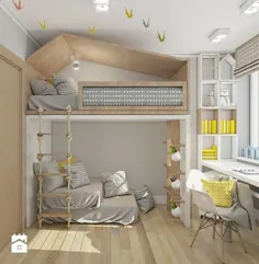 تختخواب سفالی خیره کننده برای اتاق کودکان - کوچک و کوچک