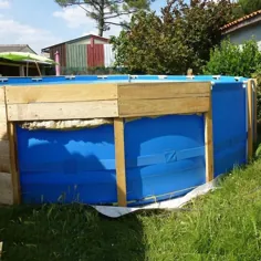 استخر Ein auf dem Boden mit Paletten 2 - Pallet Diy