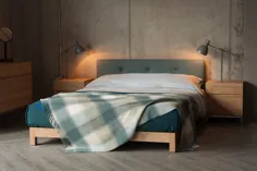 تختخواب کم Iona |  روتختی روفرشی پشمی خالص |  شرکت تختخواب طبیعی