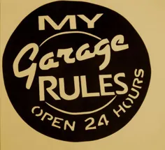 علامت گاراژ برای مردان My Garage RulesDads |  اتسی