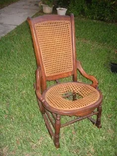 صندلی گهواره ای اصلاح شده سفید