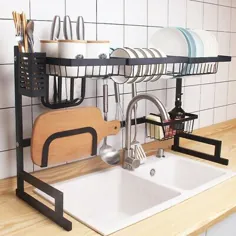 Neo Over Sink Kitchen Organizer Dish Drainer Drying Rack ظروف رک دار |  eBay