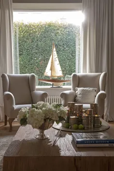 Wohnzimmer Sessel im Hamptons نگاه کنید