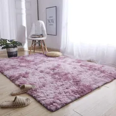 فرش های نرم منطقه ای فرش های کرکی مستطیل مستطیل برای اتاق خواب یا اتاق نشیمن