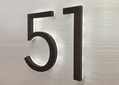 شماره های خانه مدرن Neutra 8 "