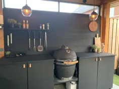 آشپزخانه فضای باز مت مشکی / Buiten Keuken Mat Zwart