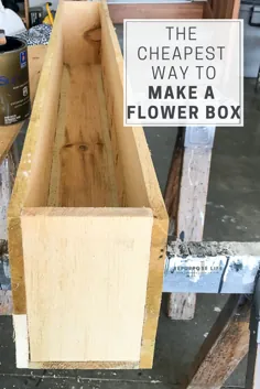 ارزان ترین روش ساخت جعبه گل