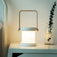 لامپ لمسی قابل حمل تاشو 3D لامپ تاشو زیبا |  اتسی