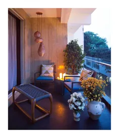 آپارتمان در چنای rakeshh jeswaani معماران داخلی سبک التقاطی بالکن ، ایوان و تراس |  احترام گذاشتن