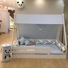 سرویس خواب تختخواب کودک Montessori Toddler سپر بافته تخت کودک |  اتسی