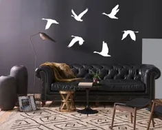 Metal Wall Art Flying Birds مجموعه دکور دیوار فلزی 3 |  اتسی
