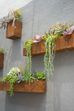 13 ایده شاد باغ دیوار در فضای باز - Dalla Vita