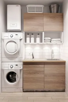 7 ترفند برای ایجاد یک طراحی اتاق لباسشویی که کارآمد است