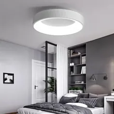 چراغ سقفی LED از راه دور با سقف لامپ اکریلیک فوق العاده نازک برای اتاق نشیمن اتاق خواب Flush Mount Lamparas De Techo