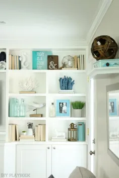 قفسه های داخلی با لمس های ساده بهار - دفترچه راهنمای DIY