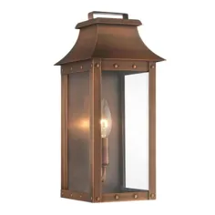 Acclaim Lighting Manchester Collection 1-Light Copper Patina Outdoor Wall Lantern Sconce-8413CP - انبار خانه
