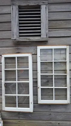 8 پنجره پنجره چوبی عتیقه قاب پنجره Sash Farm House |  اتسی
