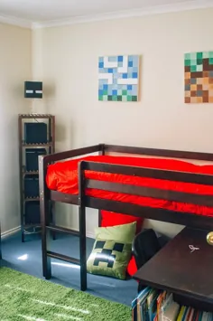 اندرمن ، کریپرز و استیو ، اوه من!  - پروژه اتاق خواب الهام گرفته از Minecraft