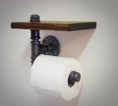 نگهدارنده کاغذ توالت لوله صنعتی با قفسه