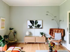 Farbfreude: Sarahs Wohnzimmer در Pastellgrün - Kolorat