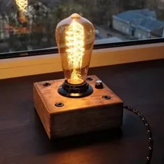 لامپ صنعتی ادیسون لامپ چراغ شبانه لامپ Steampunk |  اتسی