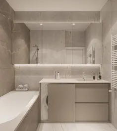 طراحی هوشمندانه حمام توسط Roomzly