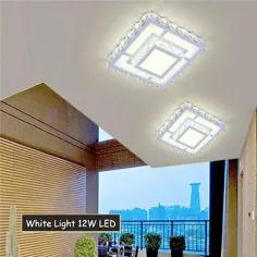 مدرن مربع LED لوستر کریستال CL175