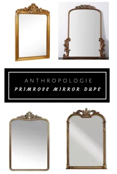 آینه های آینه گل پامچال Anthropologie